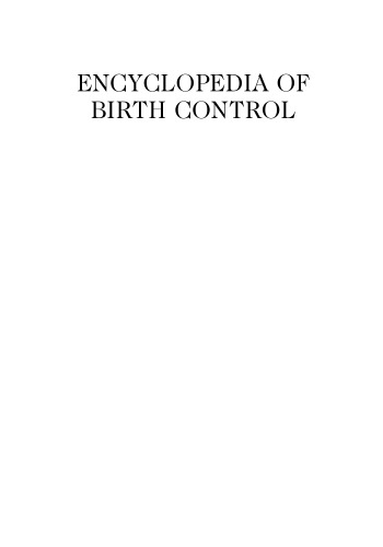 Encyclopedia of Birth Control