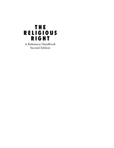 The Religious Right, 2nd Ed.: A Reference Handbook