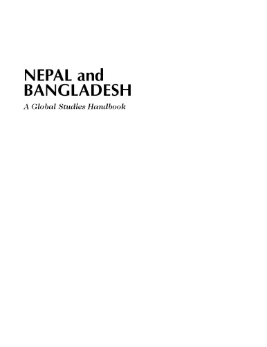 Nepal and Bangladesh: a global studies handbook