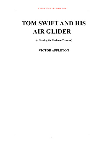 Tom Swift and His Air Glider