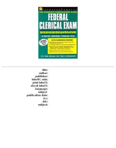 Federal Clerical Exam