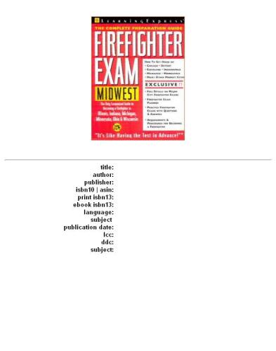 Firefighter Exam: Midwest