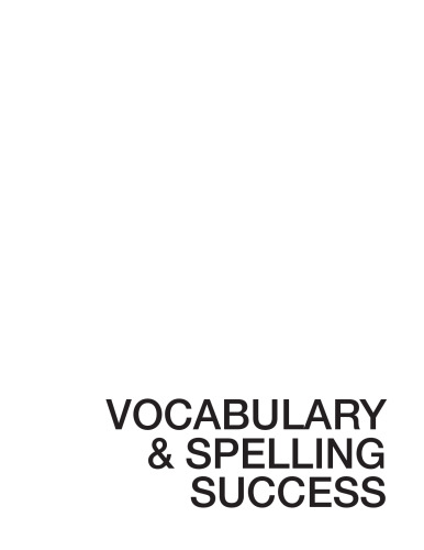 Vocabulary & Spelling Success in 20 Minutes a Day, Trade