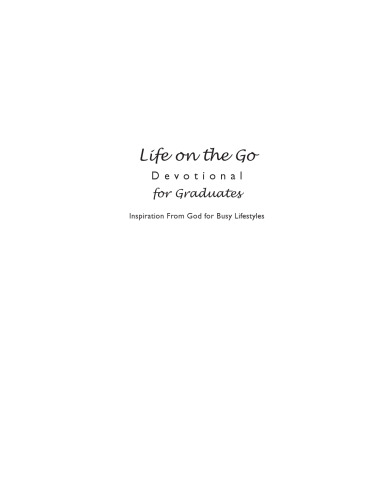 Life on the Go Devotional for Grads