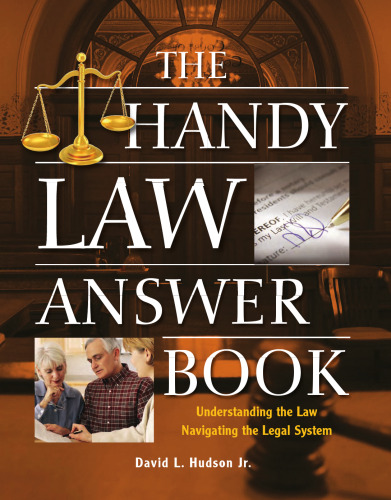 The Handy Law Answer Book (The Handy Answer Book Series)