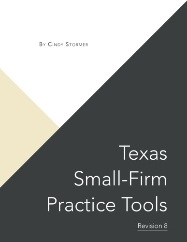 Texas Small Firm Practice Tools