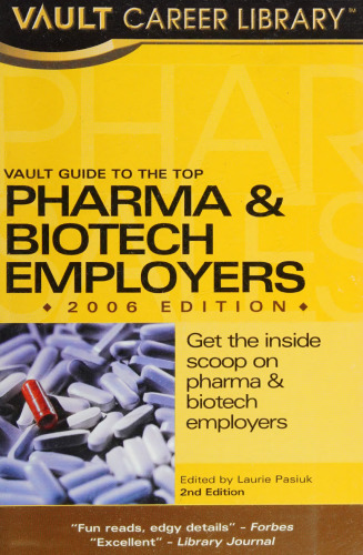Vault Guide to the Top Pharmaceuticals and Biotech Employers