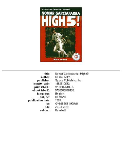 Nomar Garciaparra: High 5! (Superstar Series Baseball)
