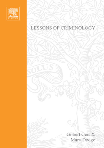 Lessons of Criminology