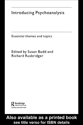Introducing Psychoanalysis: Essential Themes and Topics