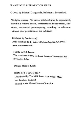 The Violence of Financial Capitalism: New Edition (Semiotext(e) Intervention)