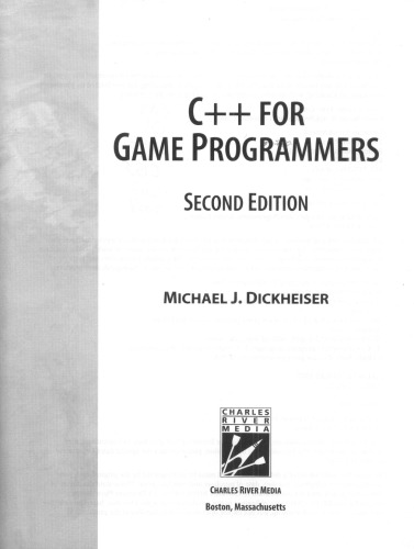 C++ For Game Programmers (Game Development Series)