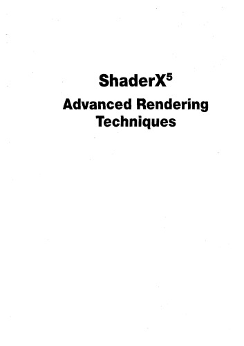 ShaderX5: Advanced Rendering Techniques