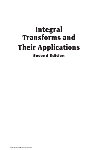 Integral transforms and their applications