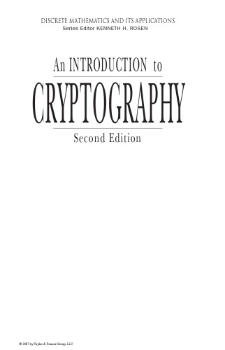 An introduction to cryptography