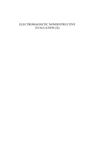 Electromagnetic Nondestructive Evaluation (X) (Studies in Applied Electromagnetics and Mechanics)