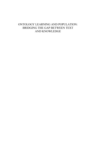 Ontology Learning and Population: Bridging the Gap between Text and Knowledge