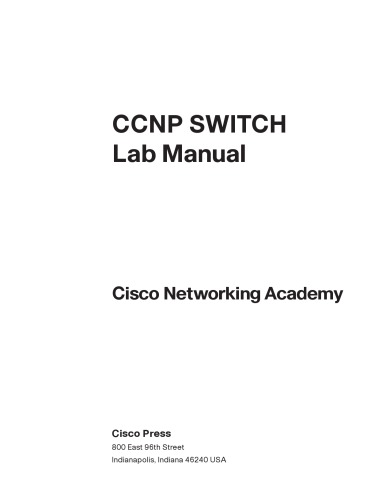 CCNP SWITCH Lab Manual
