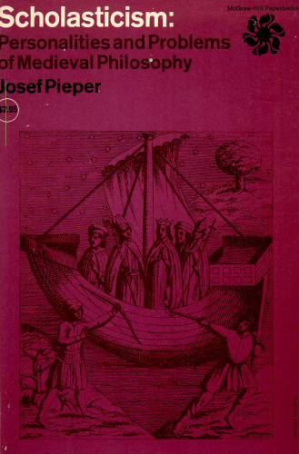 Scholasticism: Personalities and Problems of Medieval Philosophy