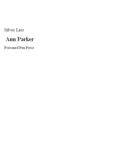 Silver Lies: A Silver Rush Mystery