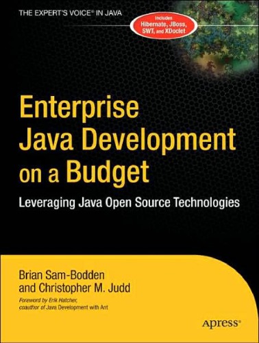 Enterprise Java development on a budget : leveraging Java open source technologies