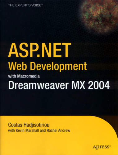 ASP.NET Web Development with Macromedia Dreamweaver MX 2004
