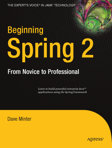 Beginning Spring 2 - From Novice to Pro