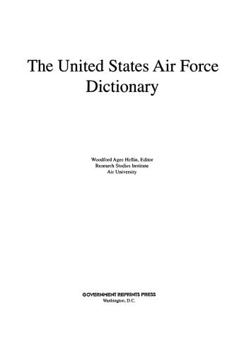 The United States Air Force dictionary