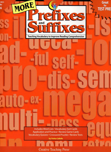 More Prefixes and Suffixes Gr. 4-6