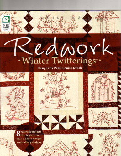 Redwork Winter Twitterings