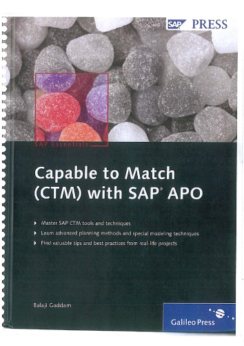 Capable to Match (CTM) with SAP APO