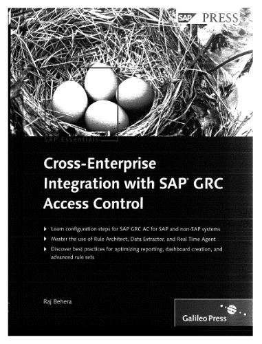 Cross-Enterprise Integration with SAP GRC Access Control