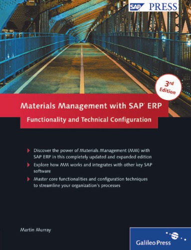 Materials Management with SAP ERP: Functionality and Technical Configuration