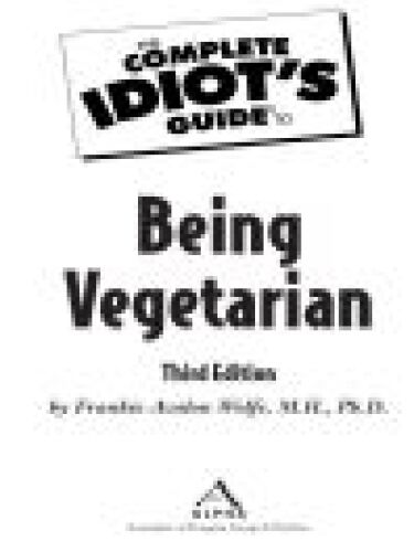 The to Being Vegetarian, 3rd edition