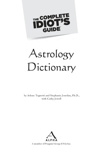 Astrology Dictionary