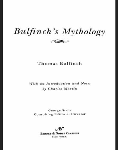 Bulfinch's Mythology