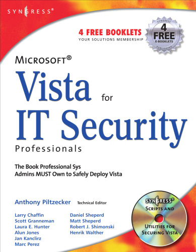 Microsoft Vista for IT Security Professionals