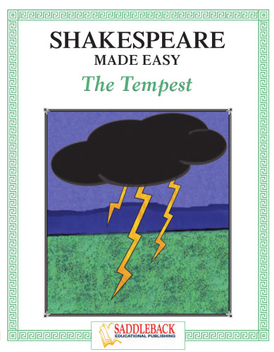 Tempest (Shakespeare Made Easy Study Guides)