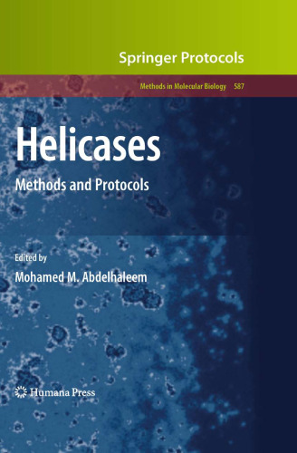 Helicases: Methods and Protocols