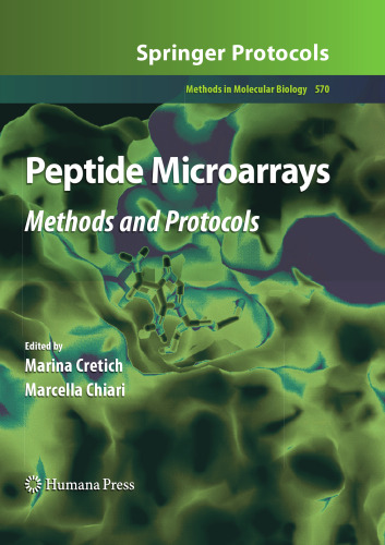 Peptide Microarrays: Methods and Protocols (Methods in Molecular Biology, 570)