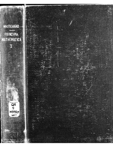 Principia Mathematica - Volume One: Volume 1