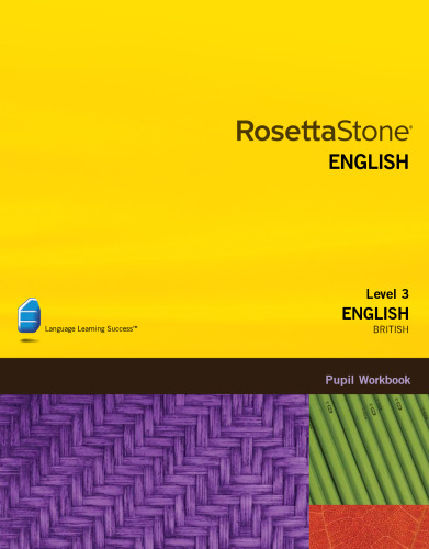 Rosetta Stone British English Workbook Level 3