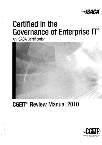 CGEIT Review Manual 2010