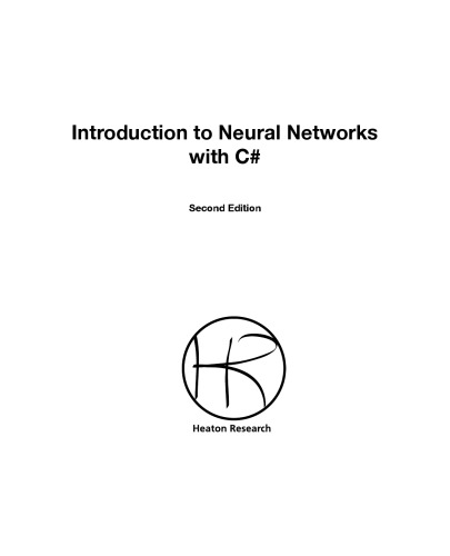 Introduction to Neural Networks for C#