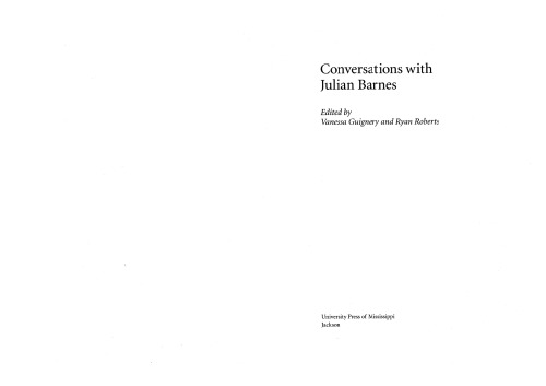 Conversations with Julian Barnes (Literary Conversations)