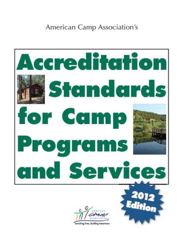 American Camp Association's Accreditation Standards for Camp Programs and Services