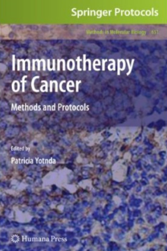 Immunotherapy of Cancer: Methods and Protocols