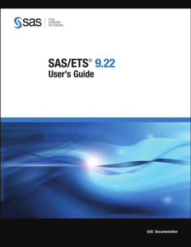 SAS / ETS 9.22 User's Guide