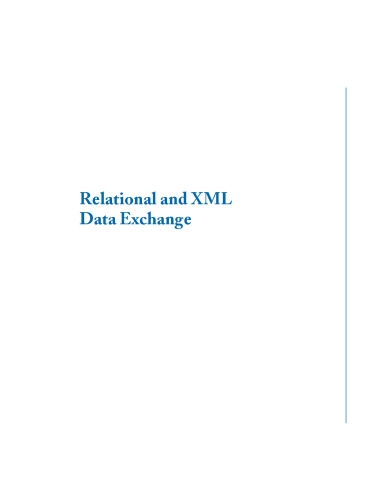 Relational and XML Data Exchange