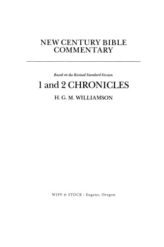 1 and 2 Chronicles